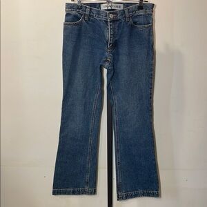 GAP Blue Straight Leg Jeans with Classic Stitching